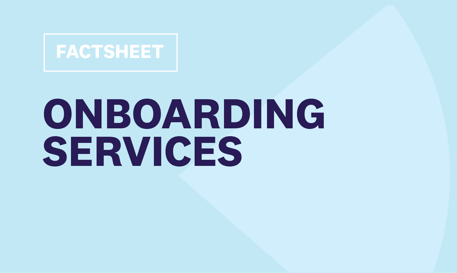 Onboarding Services